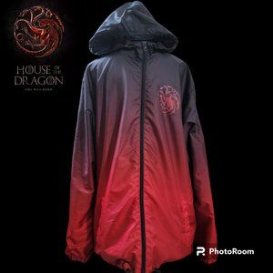 House of the Dragon Unisex Windbreaker Jacket sz XL Licensed HBO